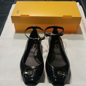Fendi jelly flats